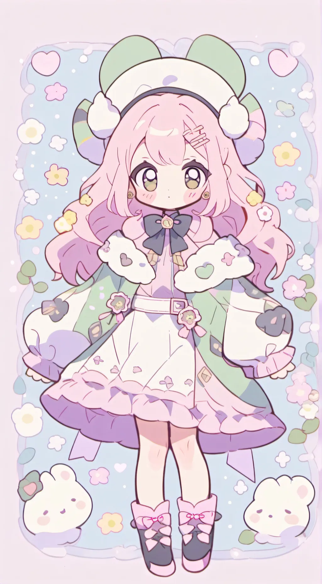 ai character: dandy. background