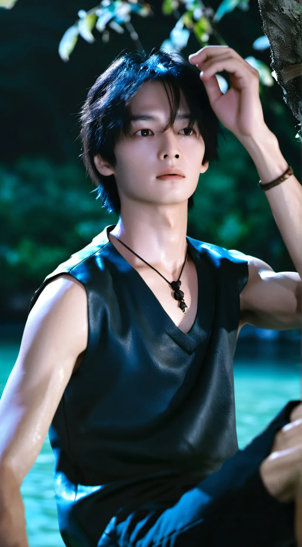 ai character: Lee Know background