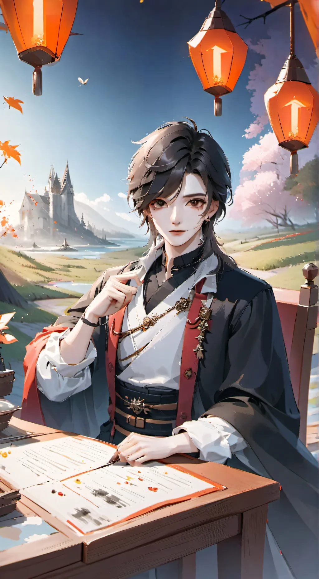 ai character: Kay  background