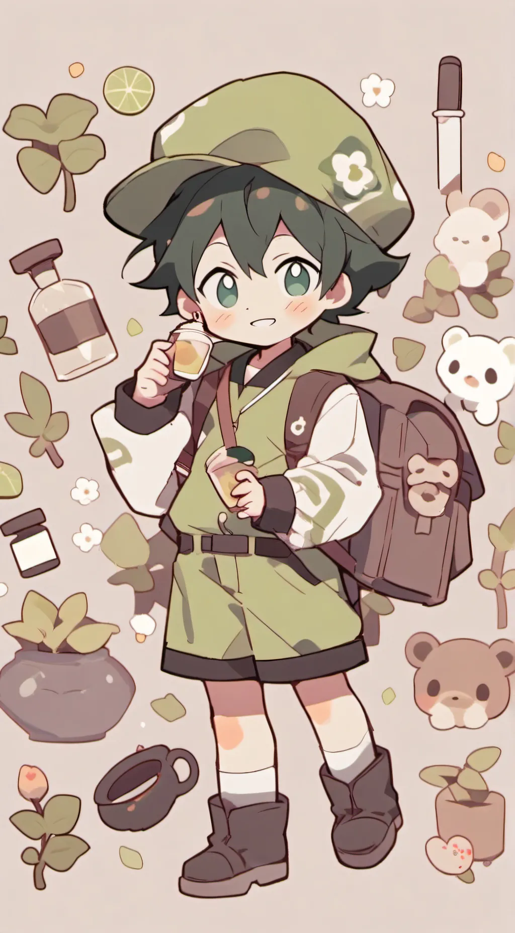 ai character: past dekus class background