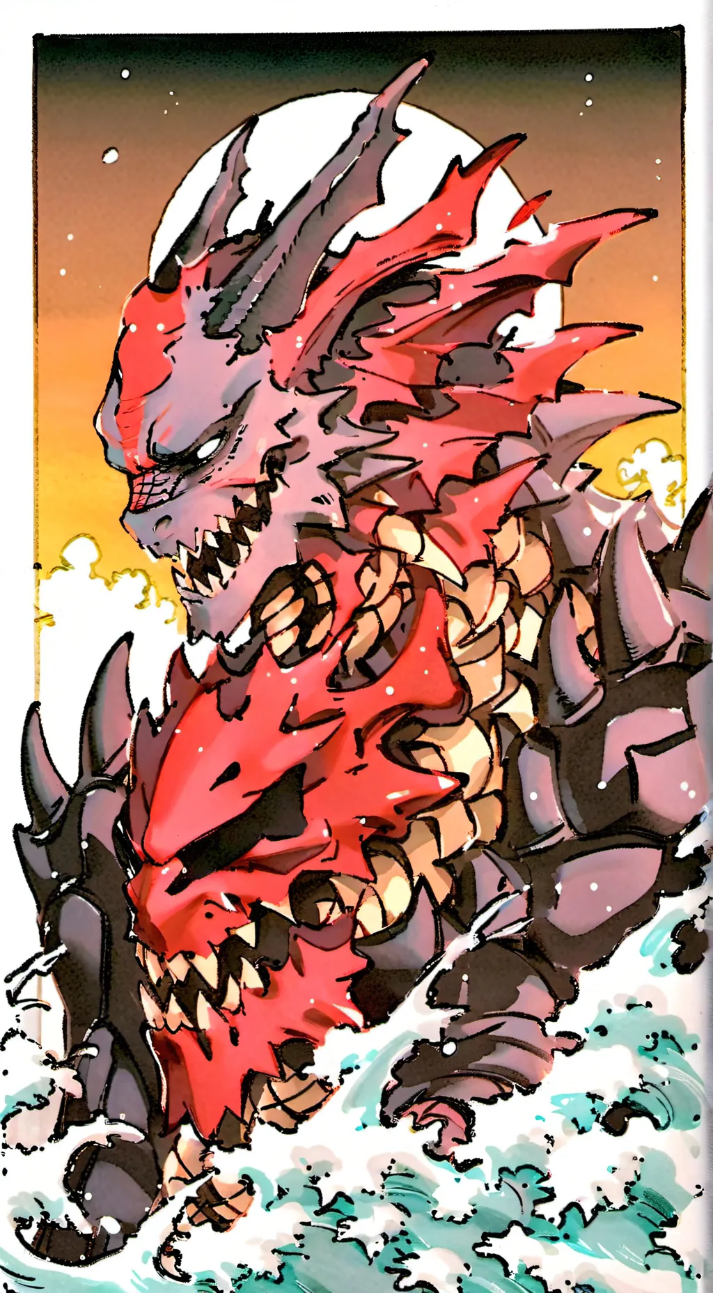 ai character: Kaiju No. 8 background