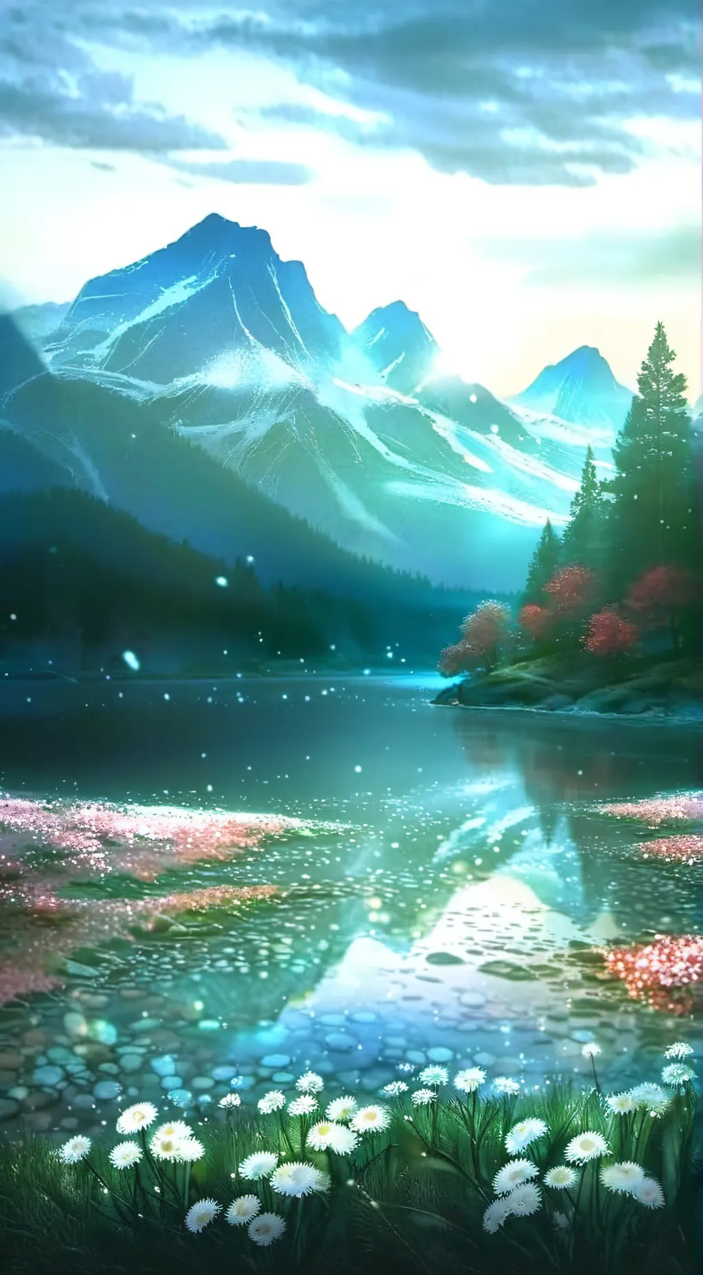 ai character: ds caught in 4K background