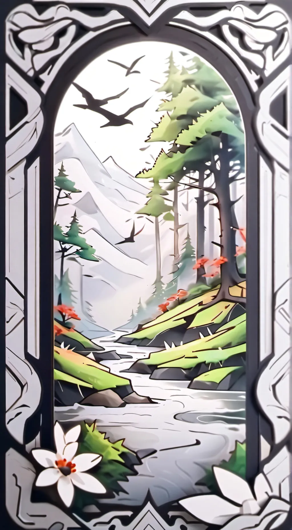 ai character: Cone2 background