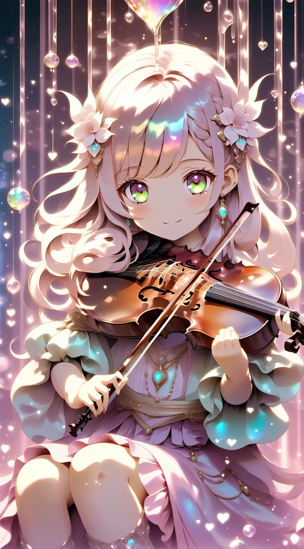 ai character: FIFTY FIFTY background