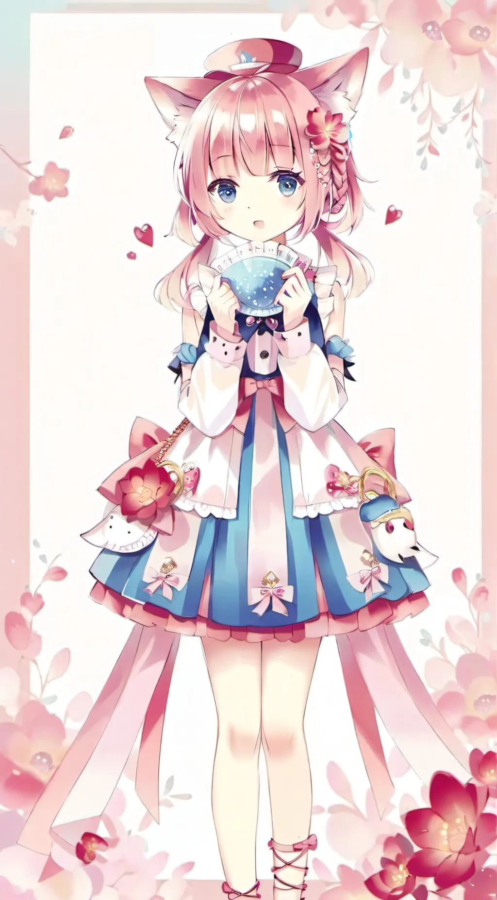 ai character: Sylveon  background