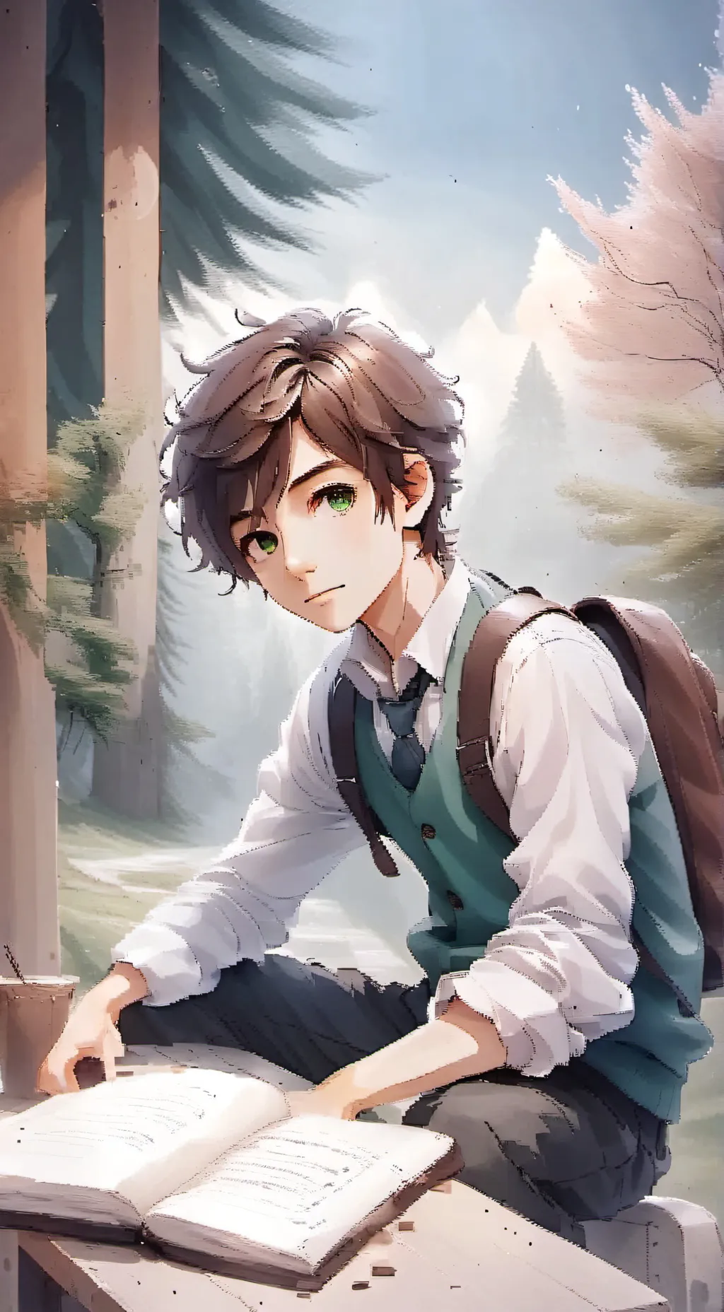 ai character: Max (your crush) background