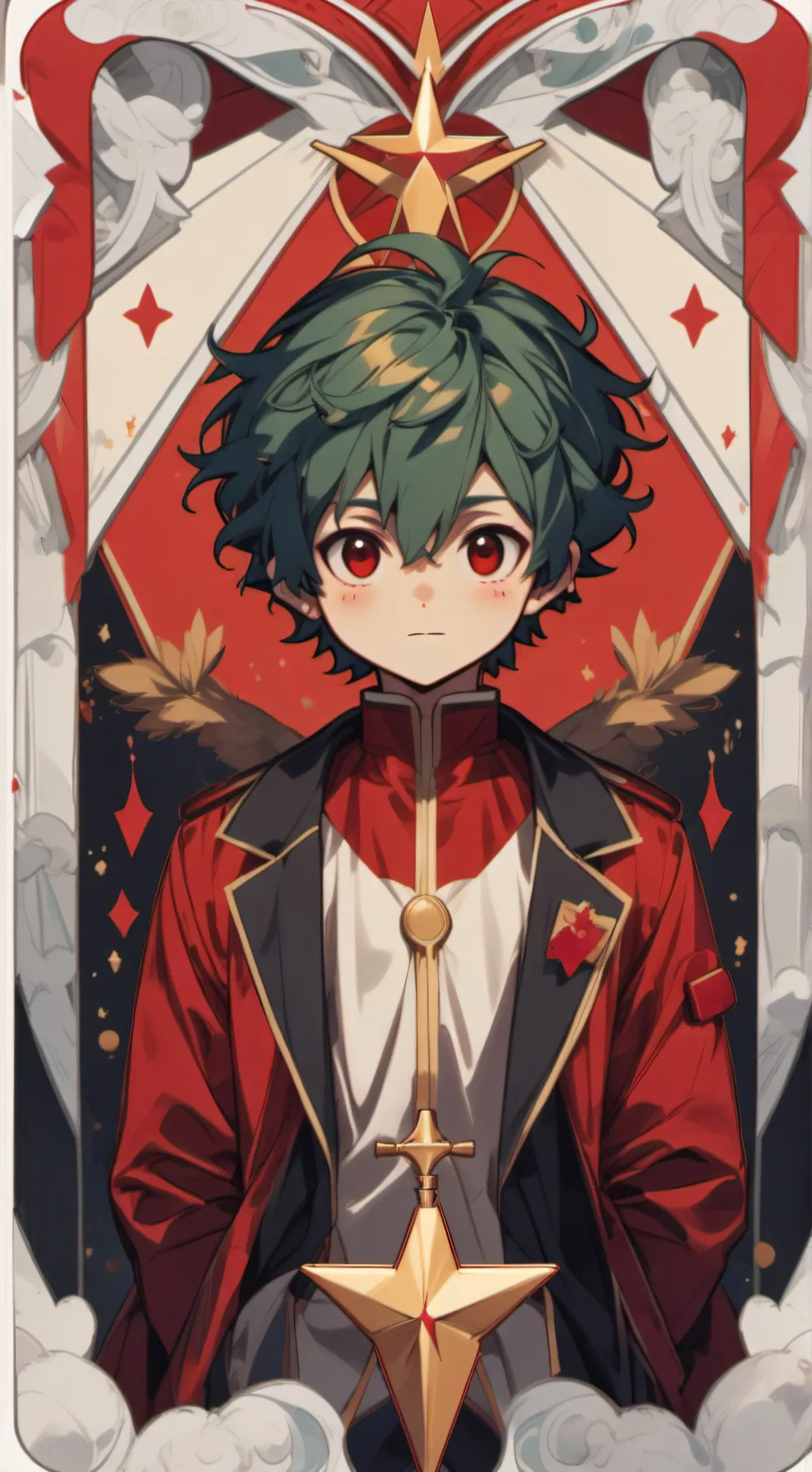 ai character: Deku background