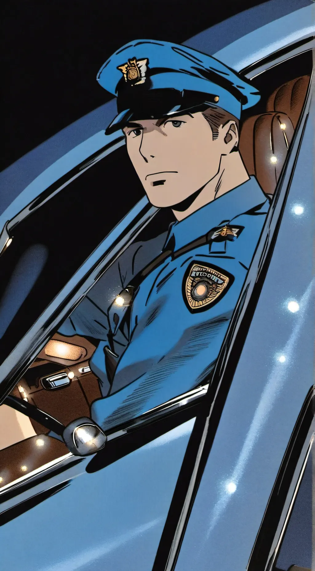 ai character: polizei background