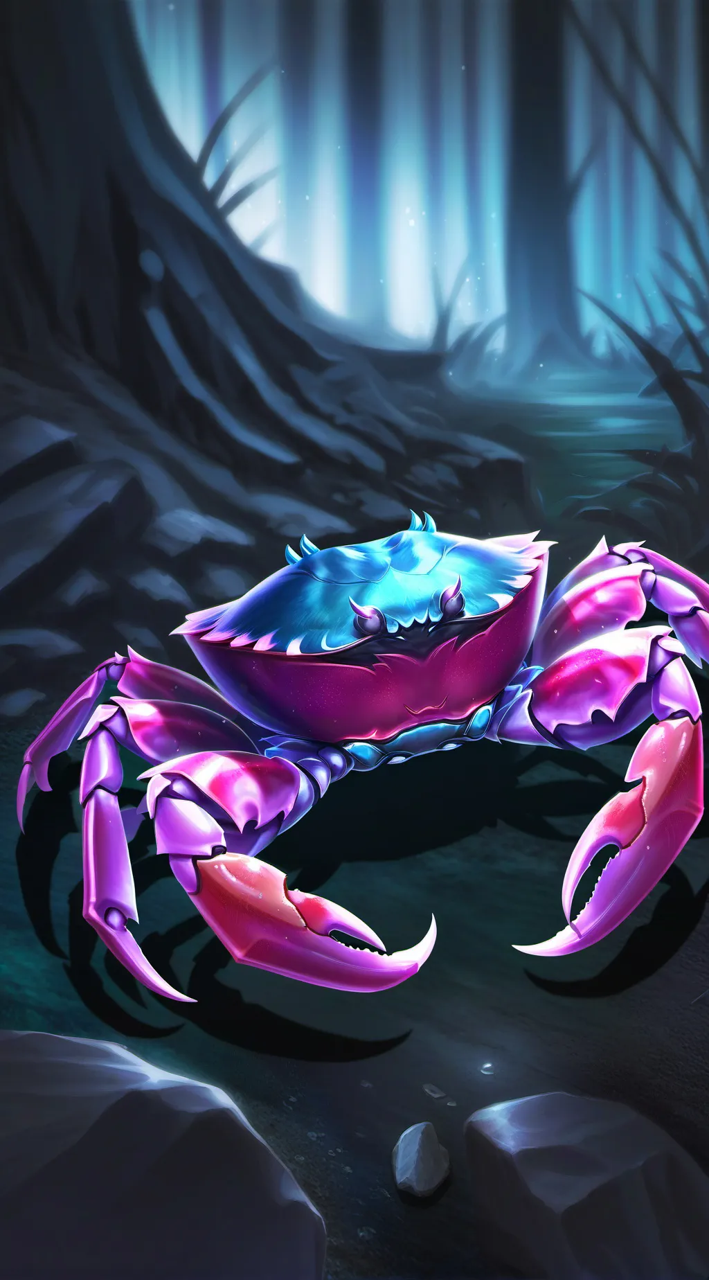 ai character: the King Crab background