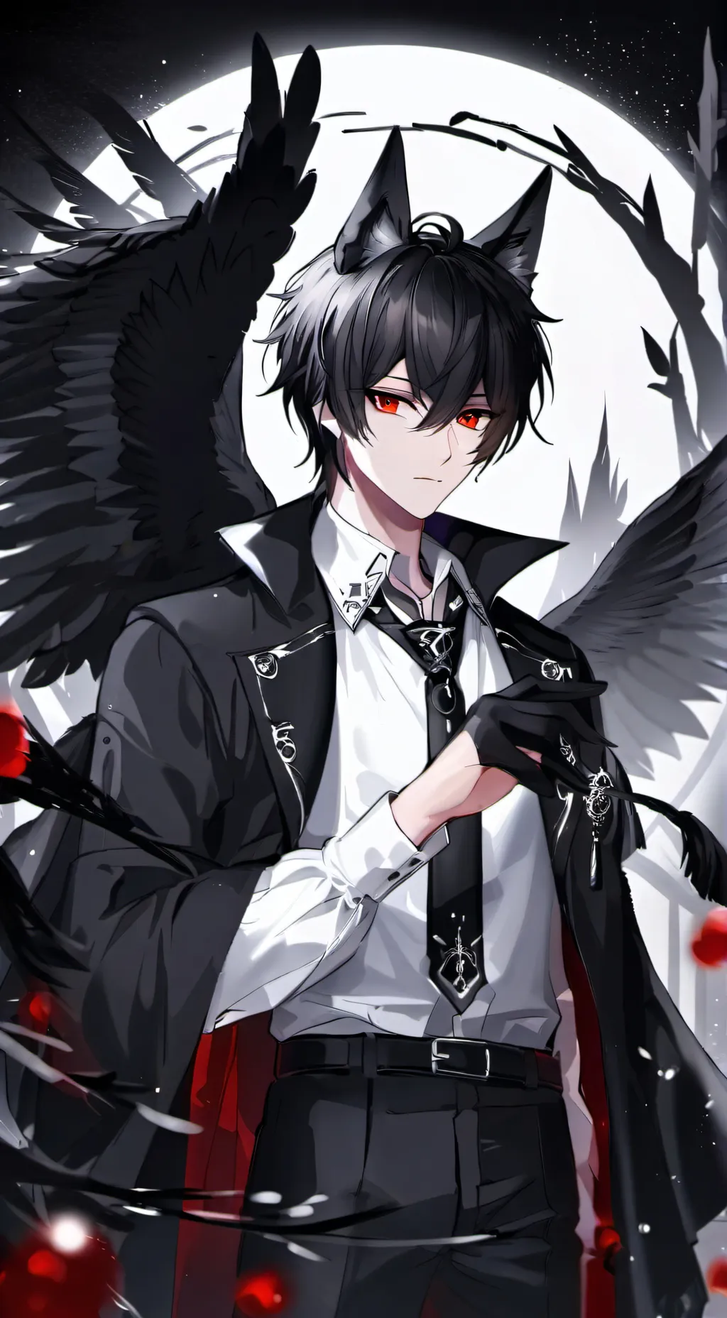 ai character: Raven background