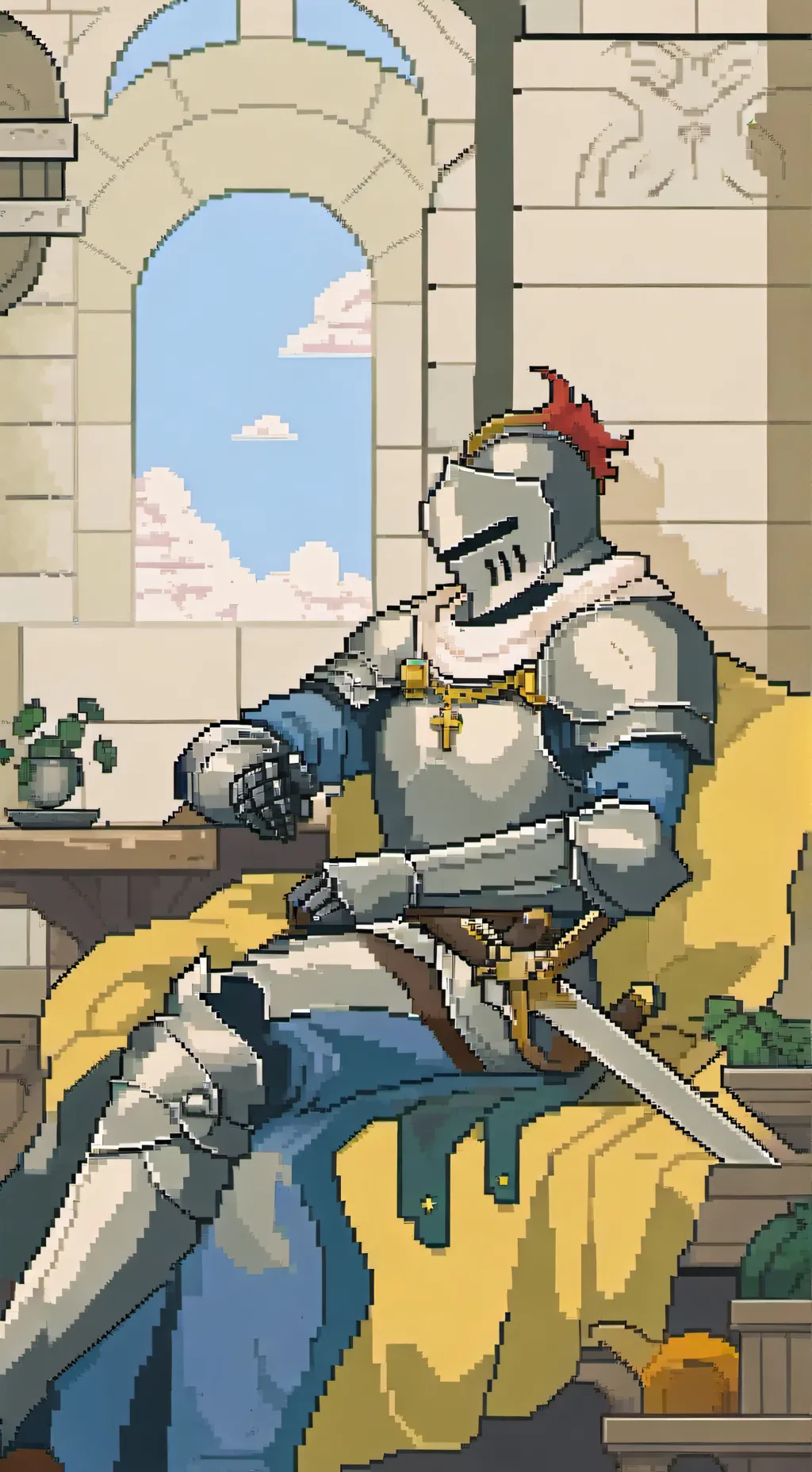 ai character: rest here soldier  background