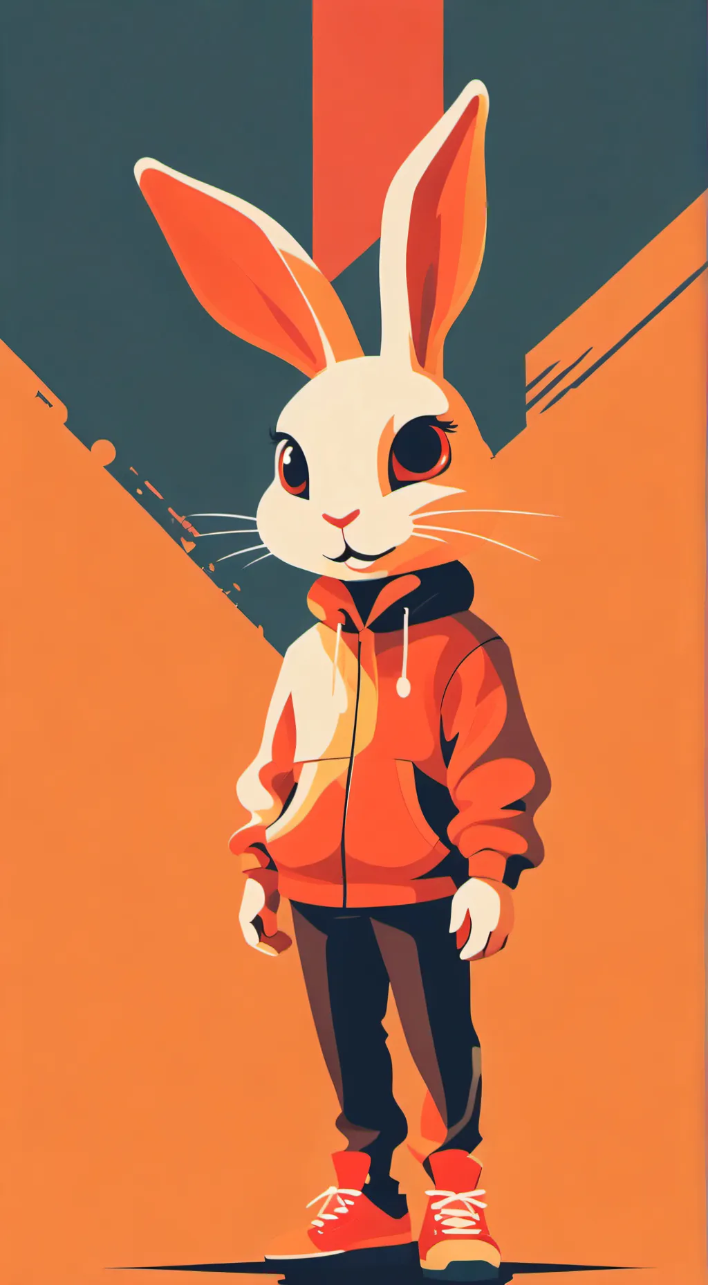 ai character: william x glitch  background