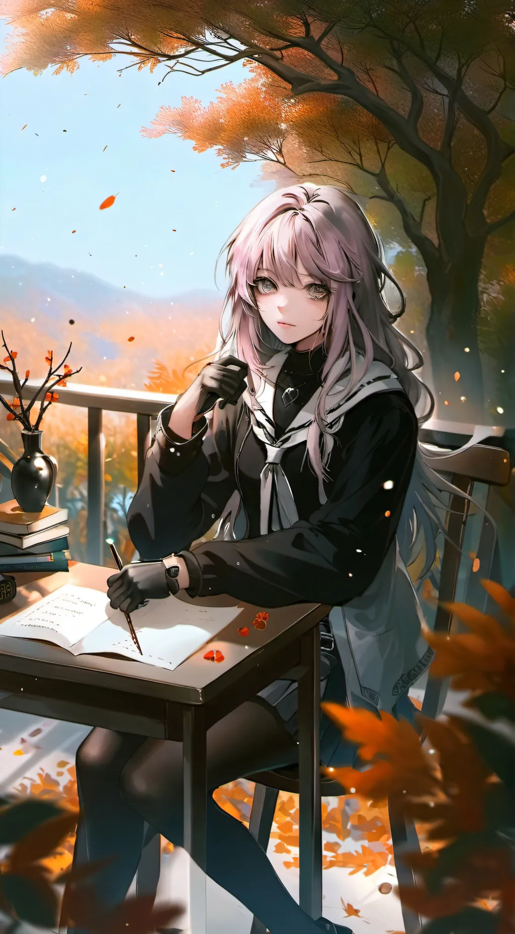 ai character: •mha new student• background