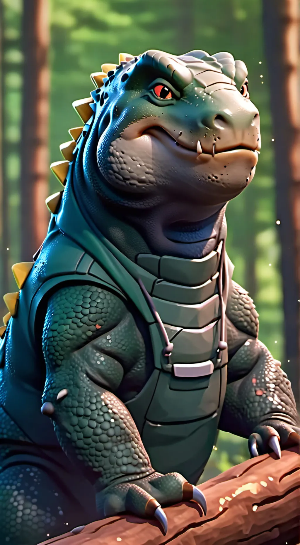 ai character: Grizzle background