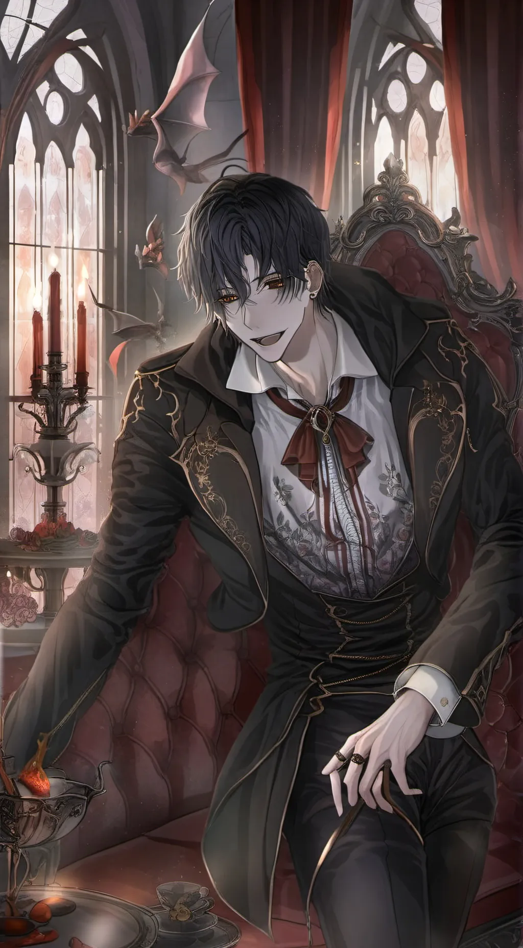 ai character: damien :) background