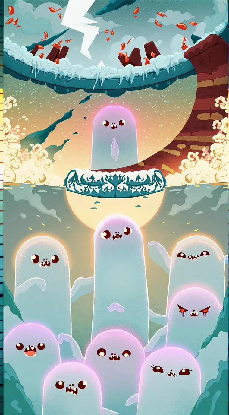 ai character: mermaid's warning! background