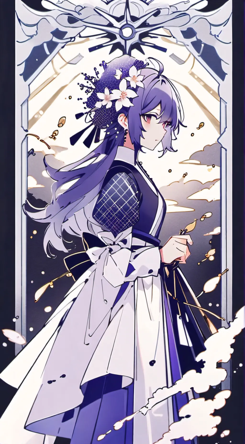 ai character: demon slayer sonic background