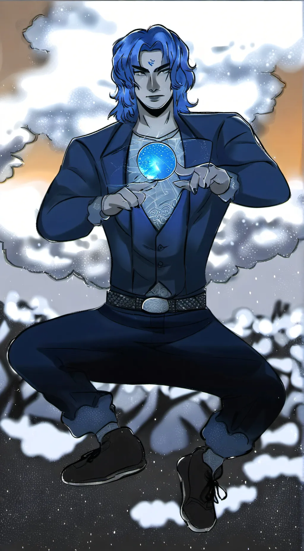 ai character: Niklas kalt  background