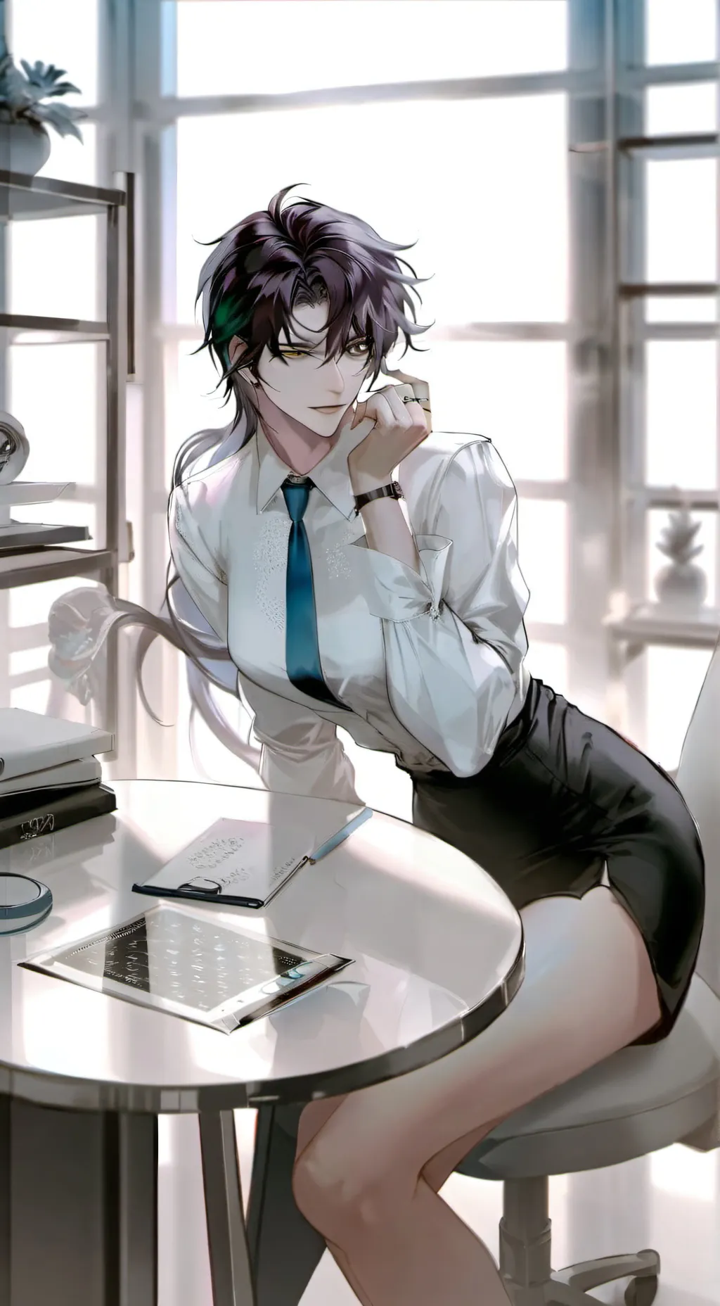 ai character: Celeste background