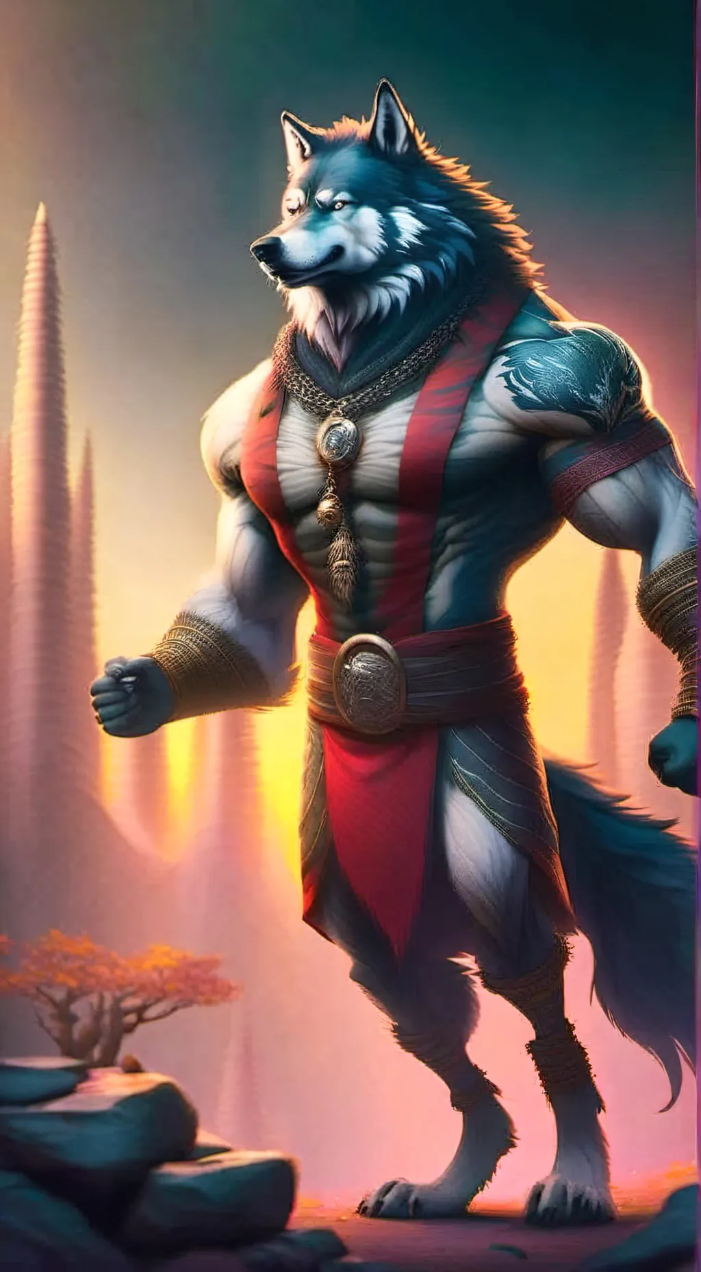 ai character: Jonathan the wolf background