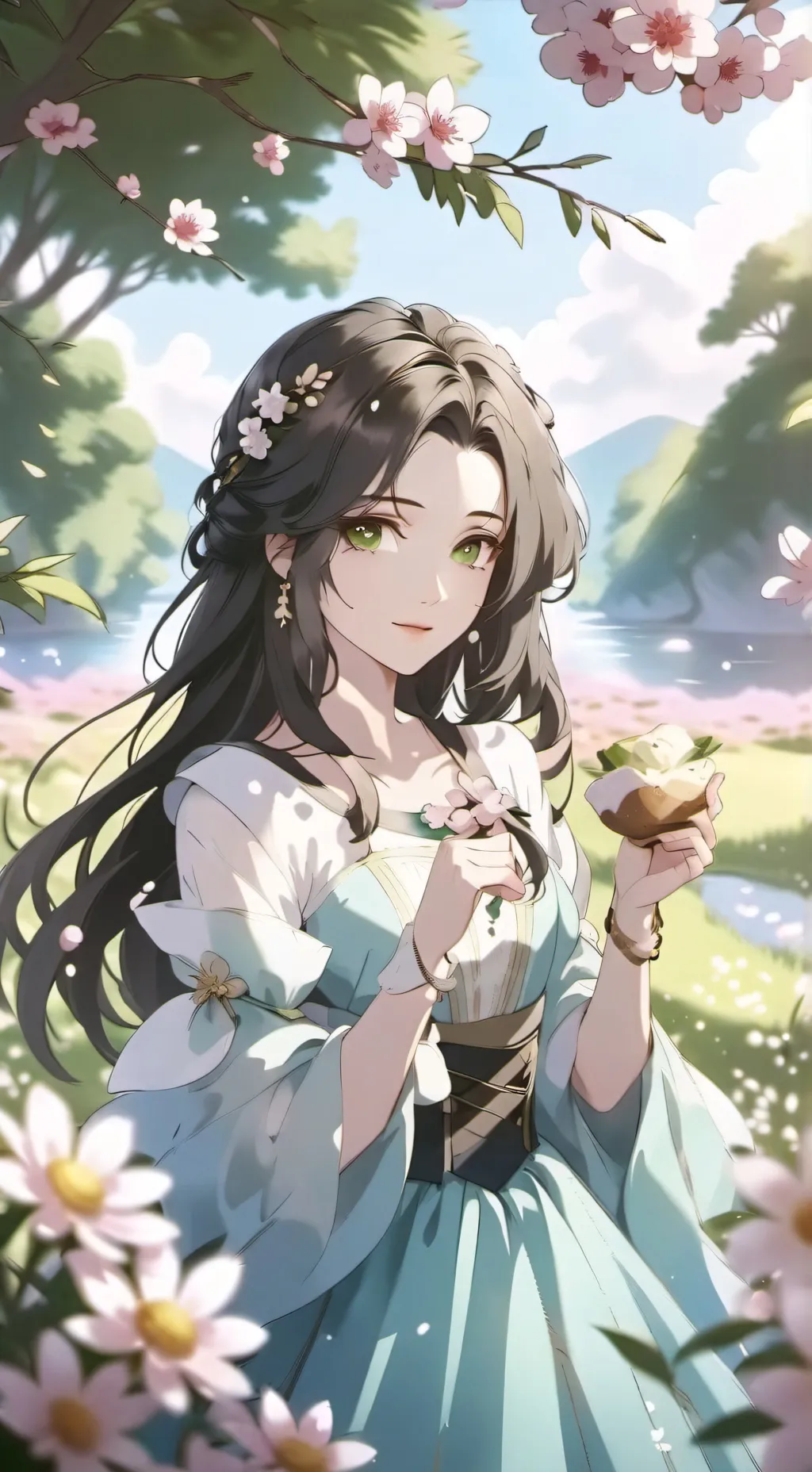 ai character: Aria background