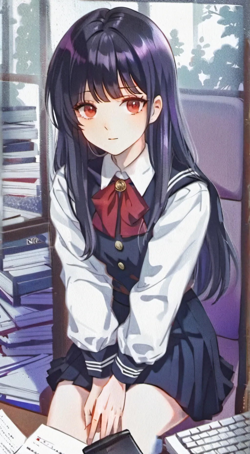 ai character: shota komi background