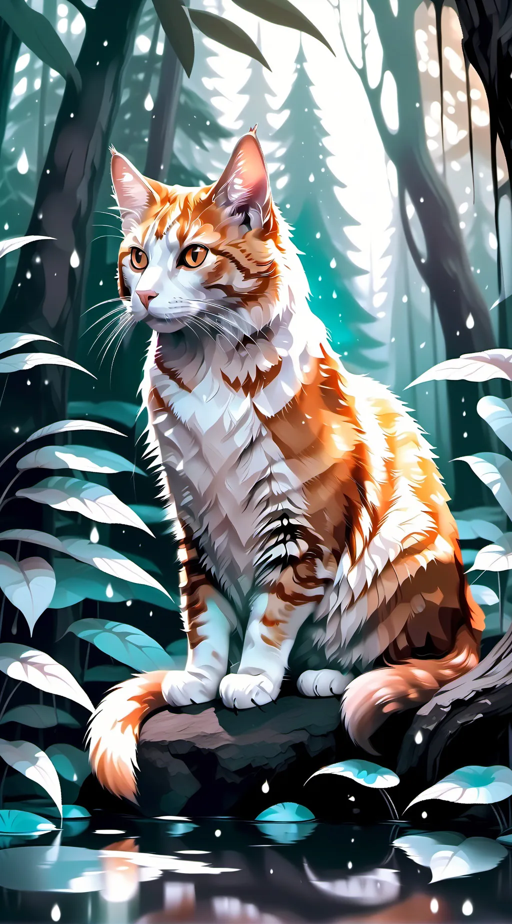 ai character: fireheart  background