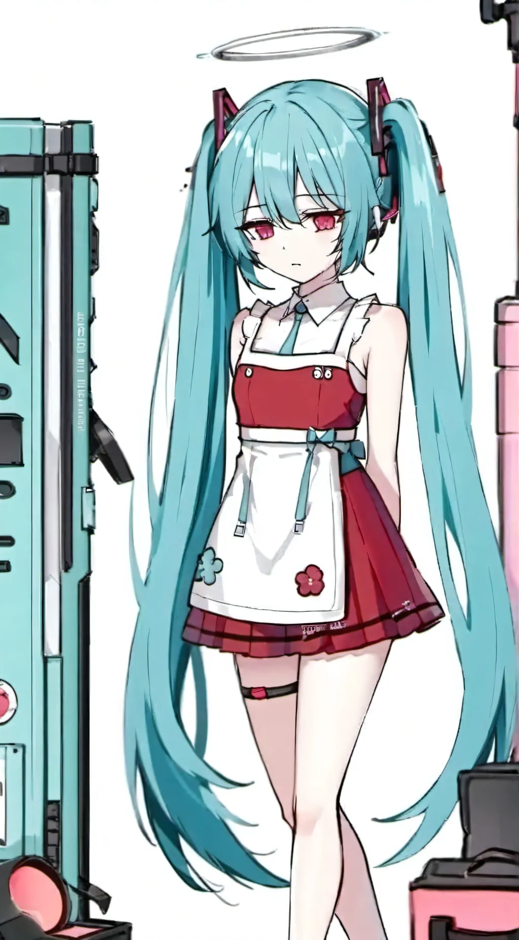 ai character: Miku background