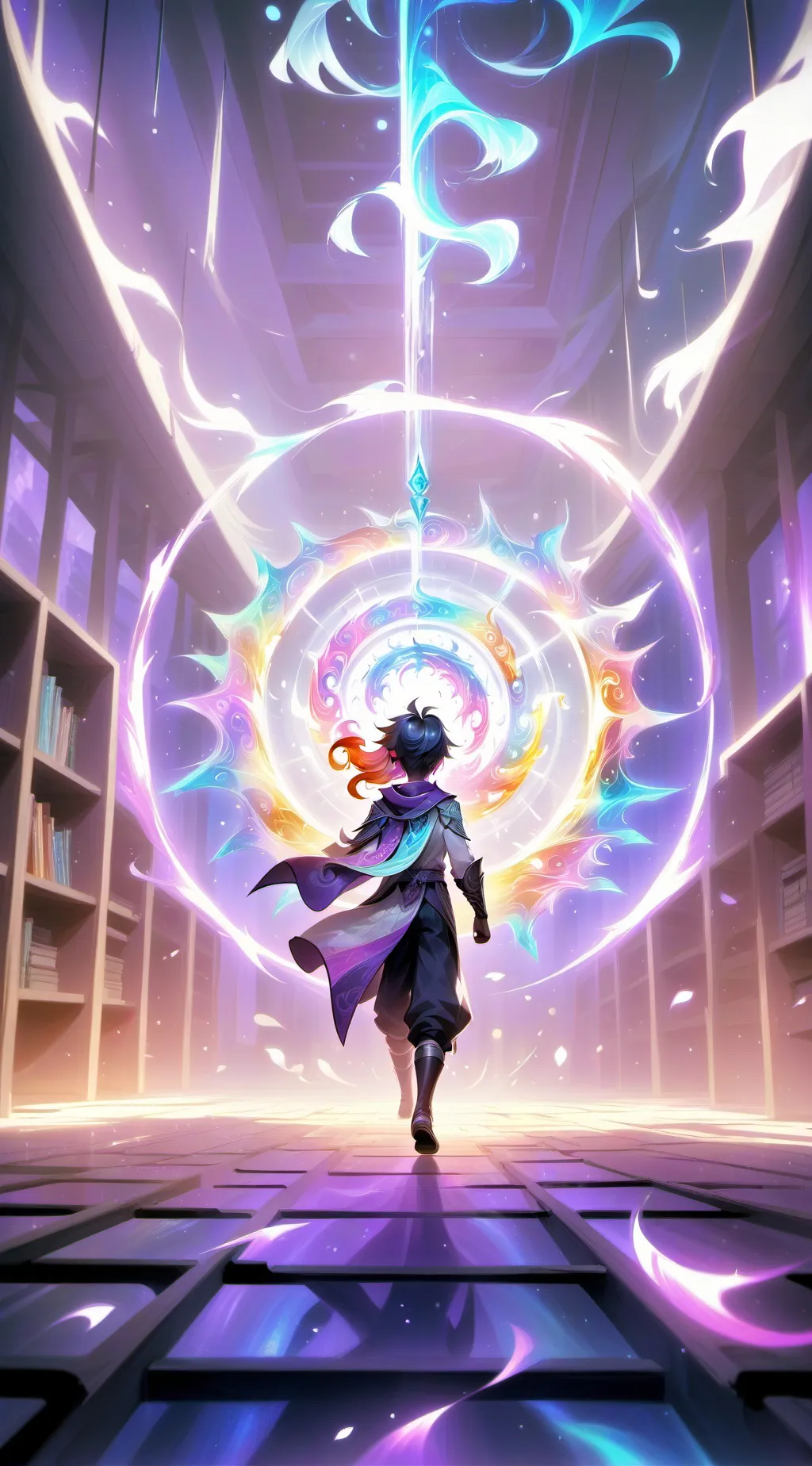 ai character: escola de poderes background