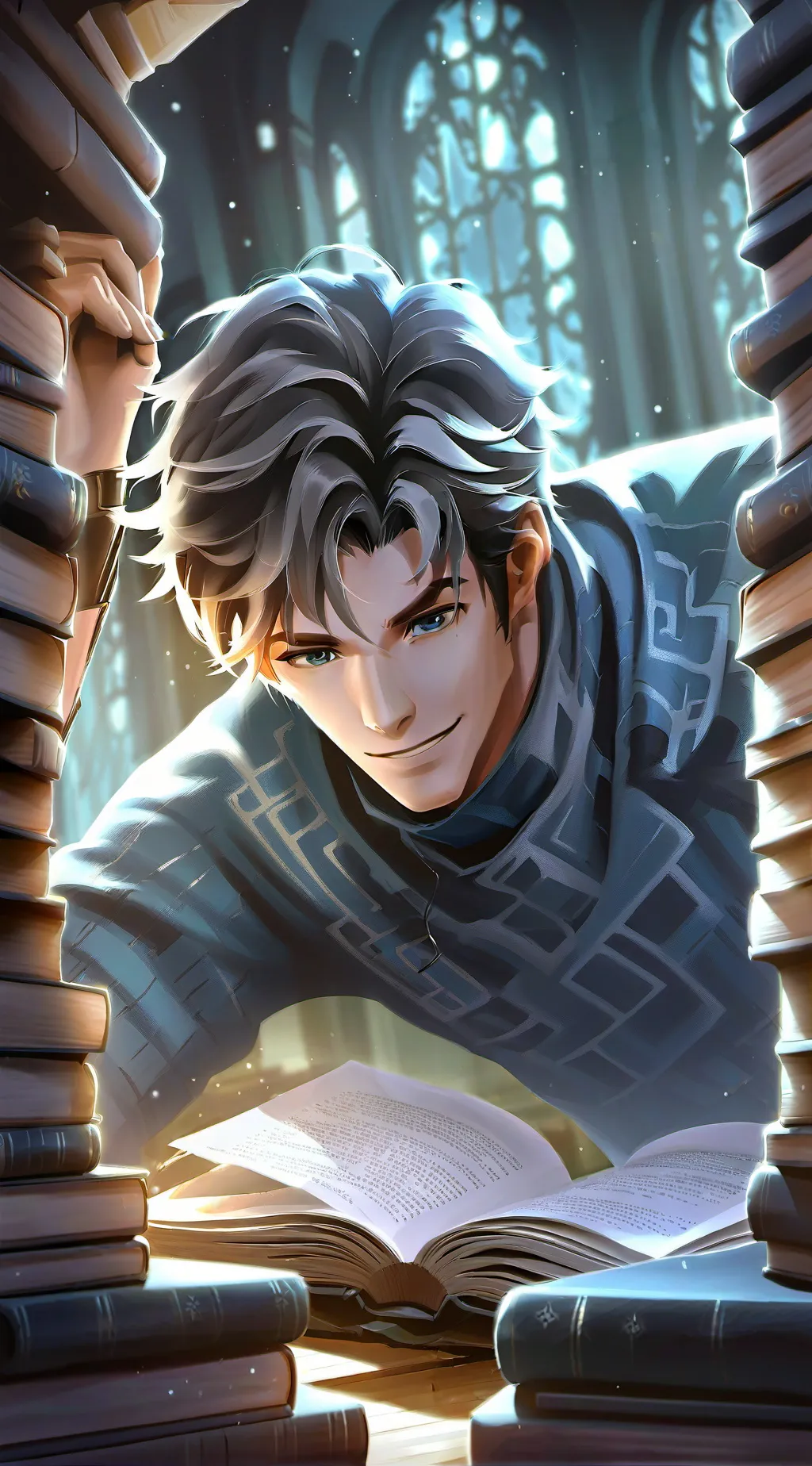 ai character: Drew background