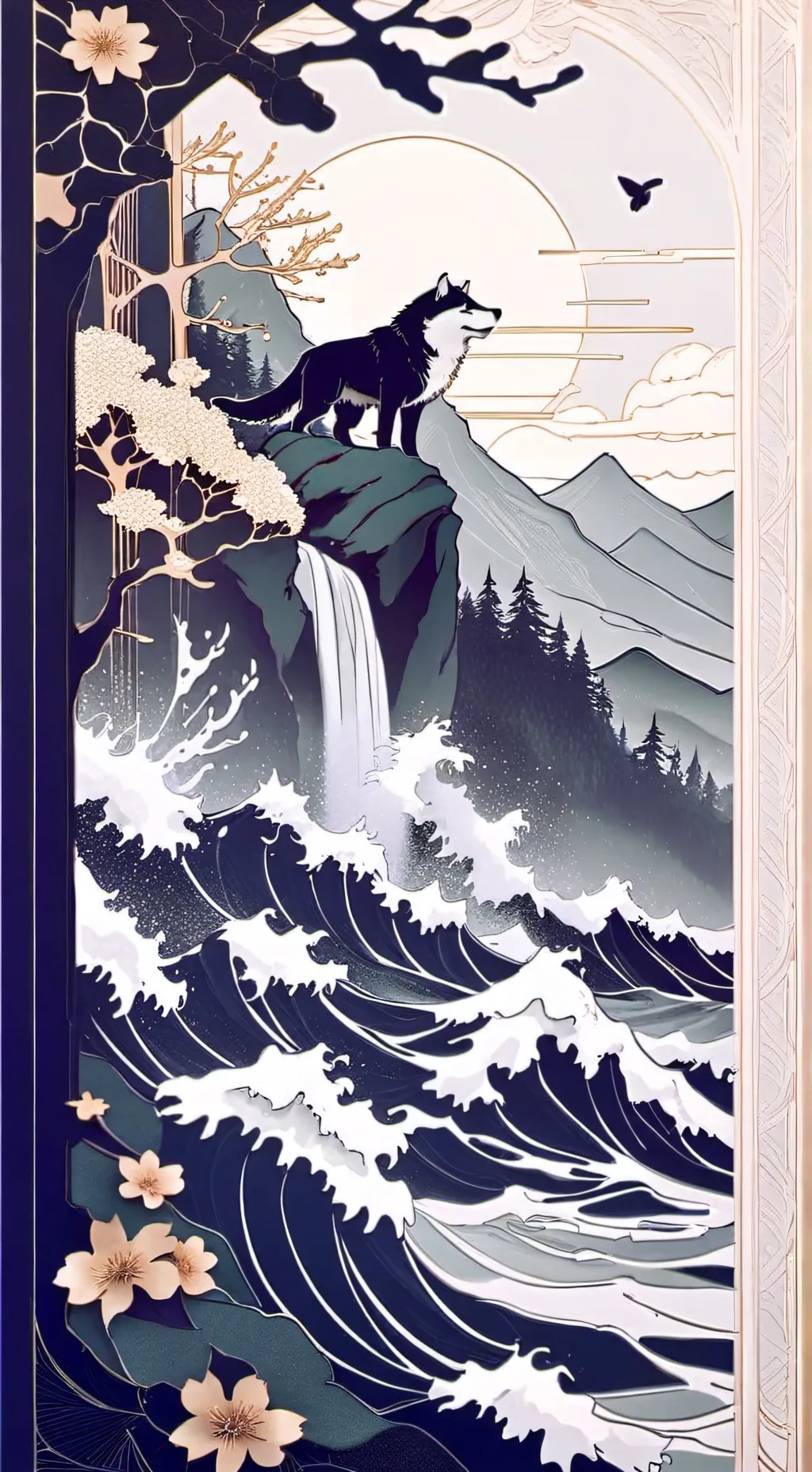 ai character: loki's daughter  background