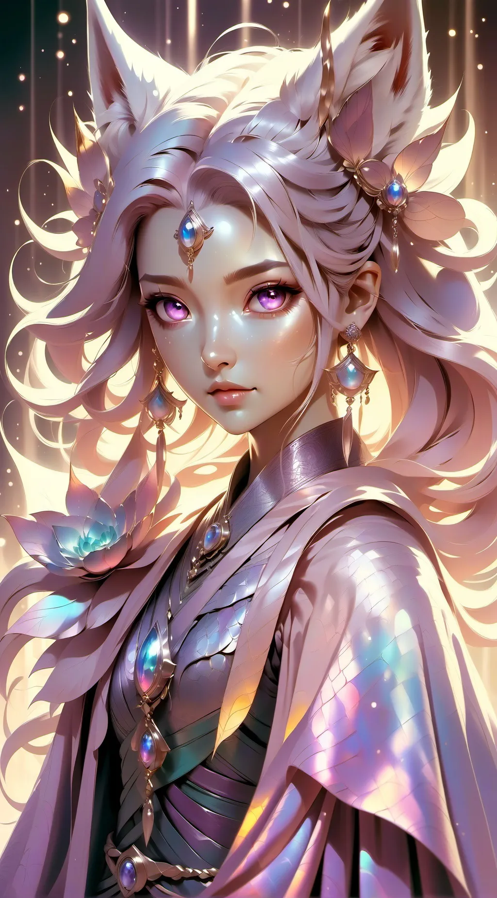 ai character: анжели background