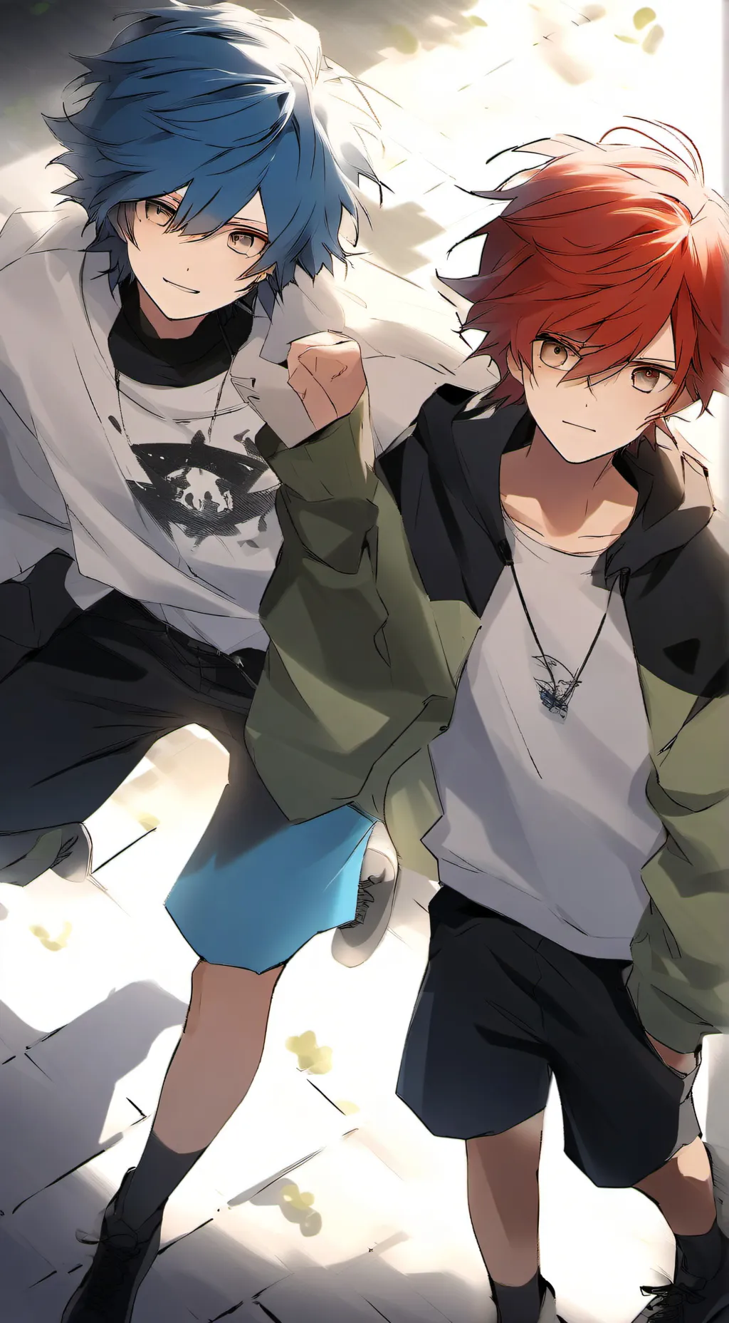 ai character: Vampires in school background