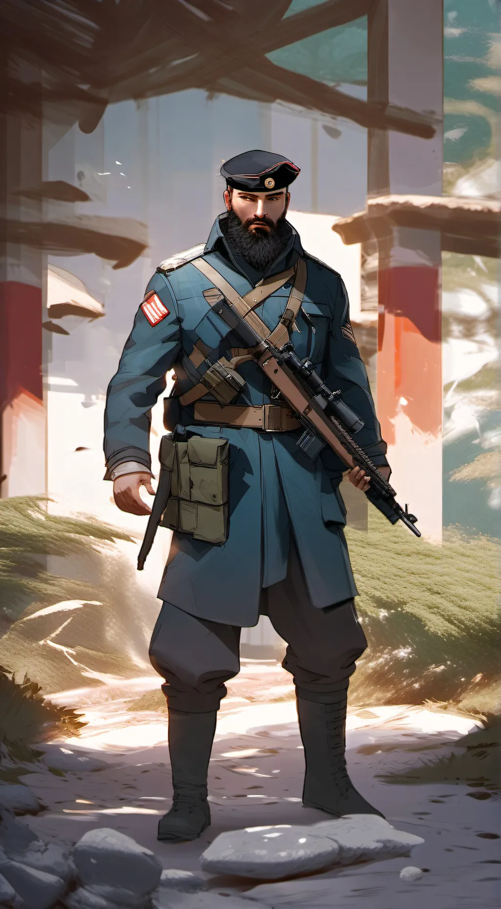 ai character: Soldier tf3 background