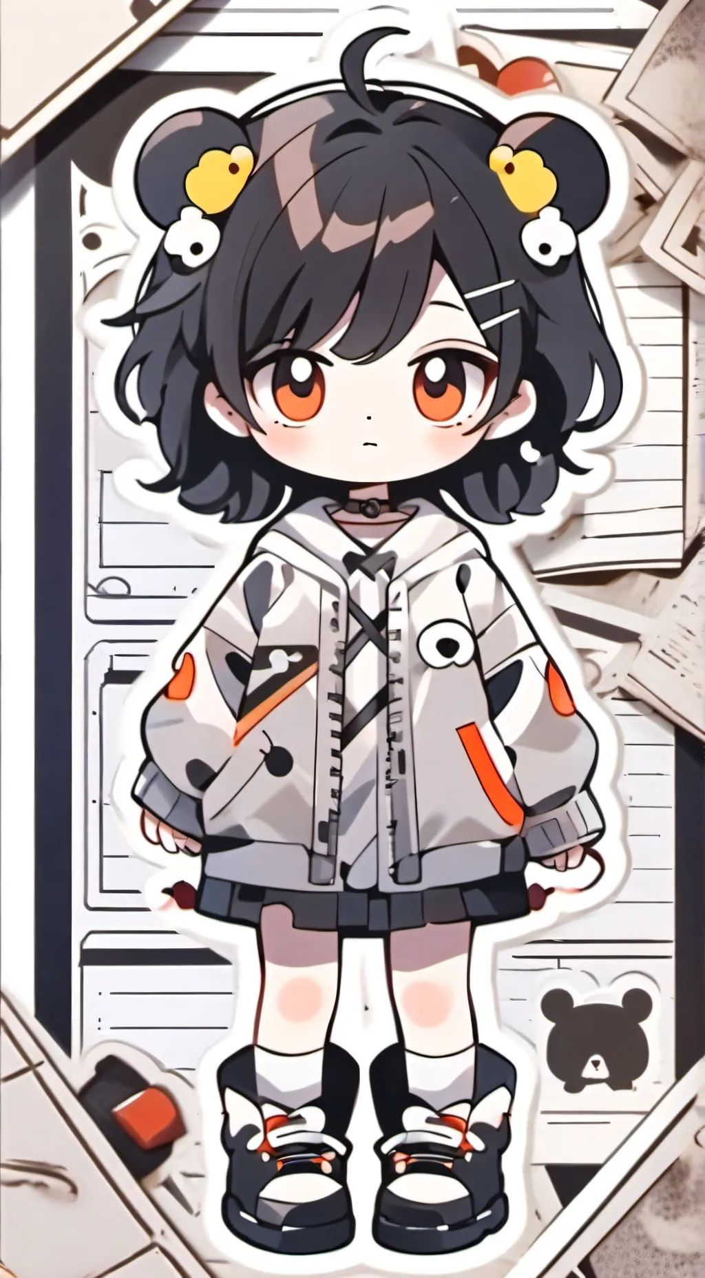 ai character: Hi✨ background