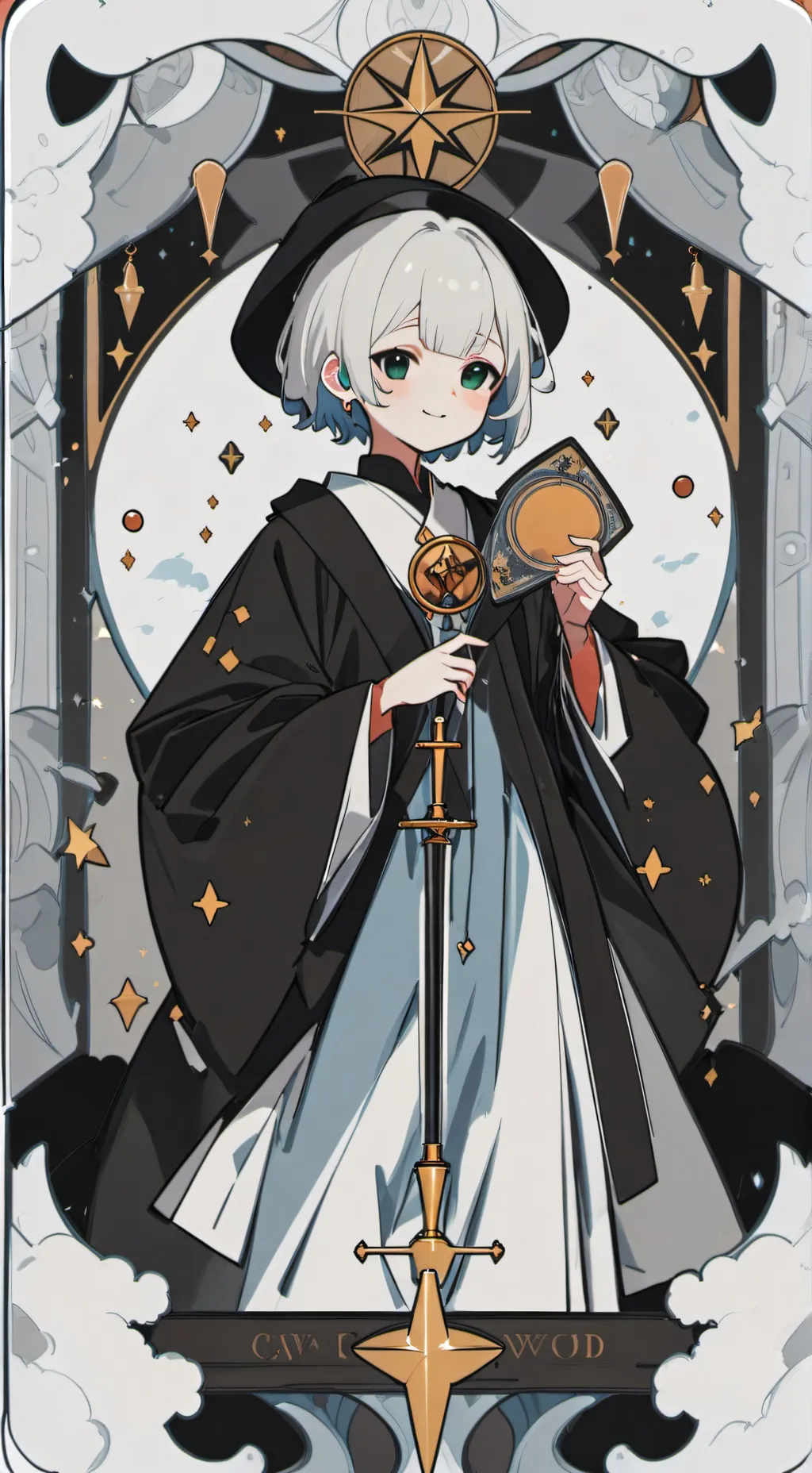 ai character: ouharu dou background