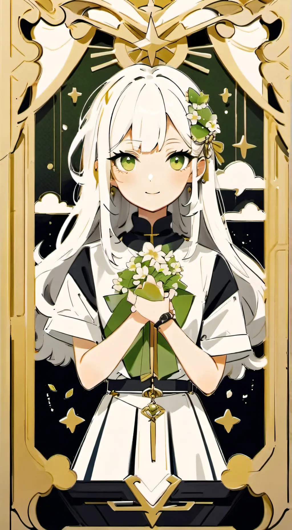 ai character: angel background