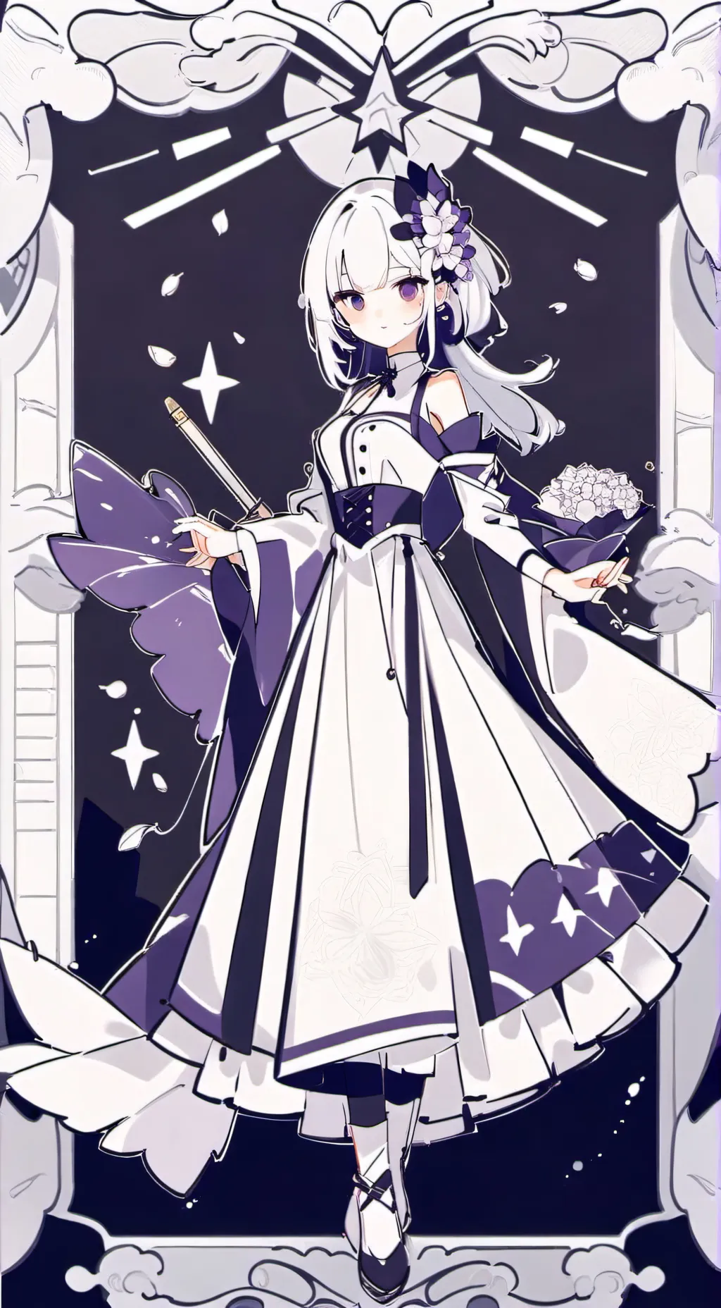 ai character: The md vs U.P.LIN background