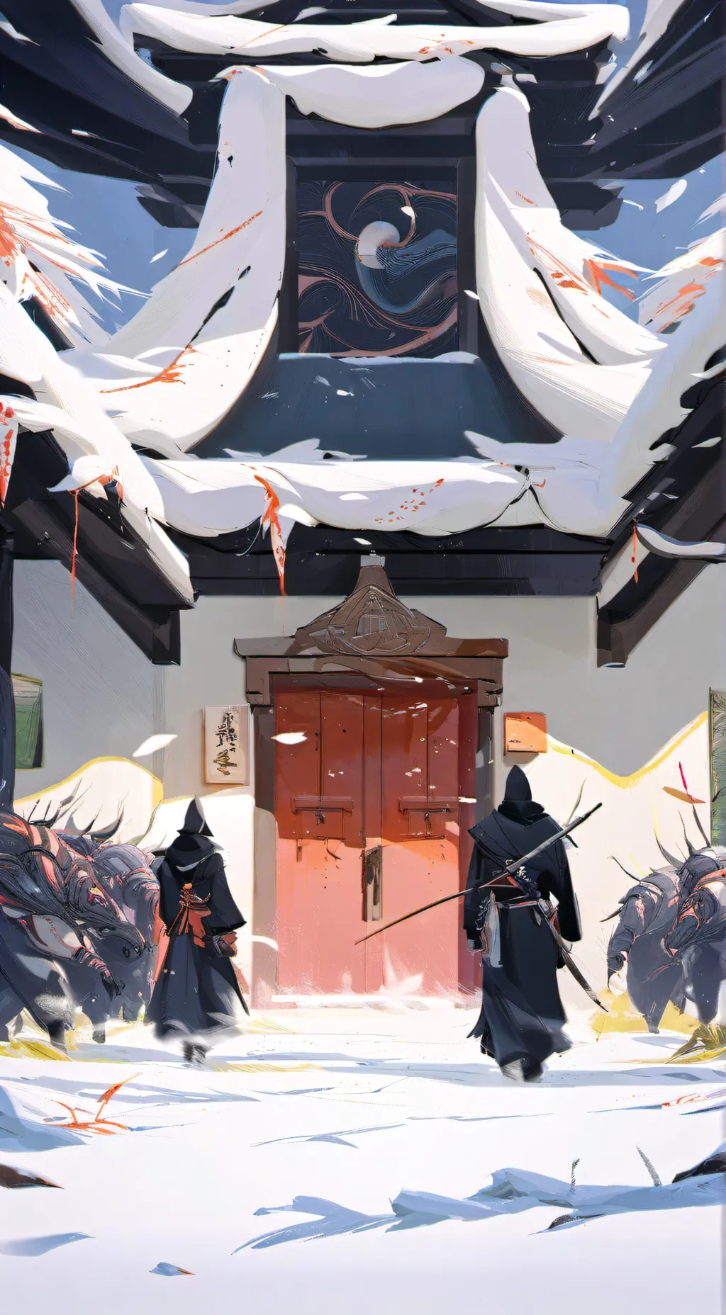 ai character: Squid Game background