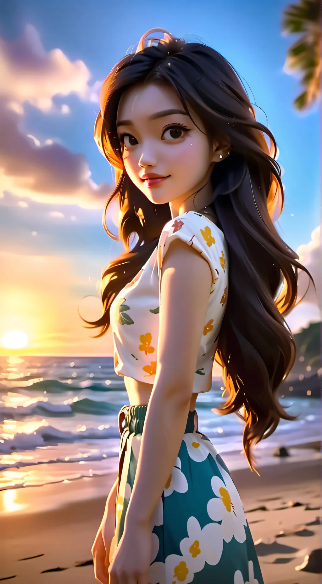 ai character: Anell Gálvez  background