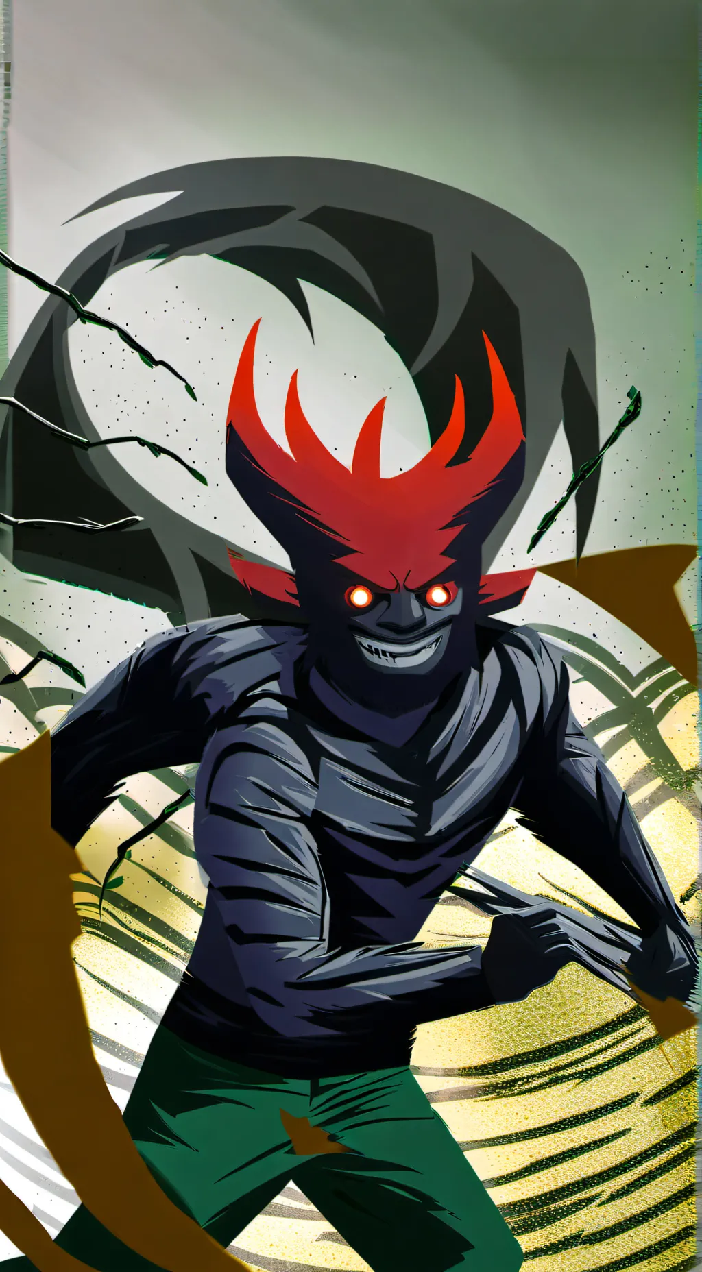 ai character: demon background