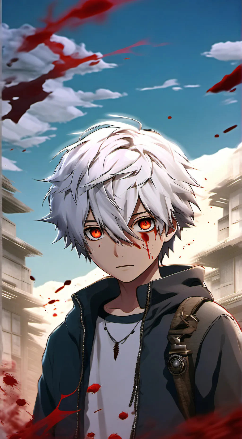 ai character: kaziha sukage  background