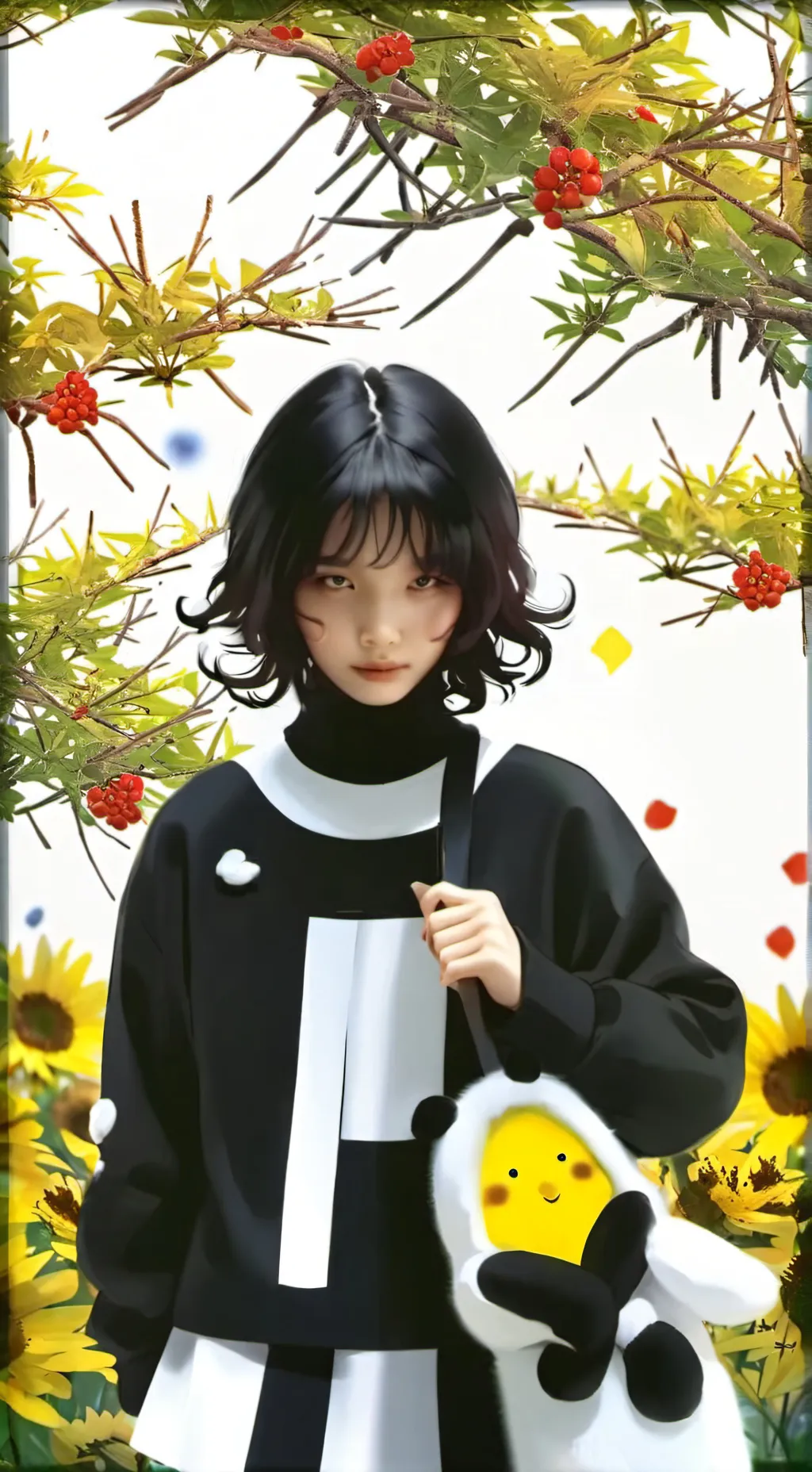 ai character: jung ho yeon background