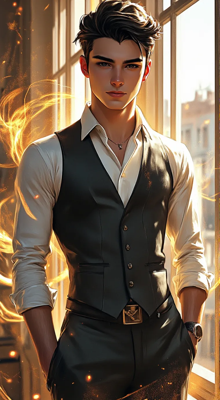 ai character: Adrian background