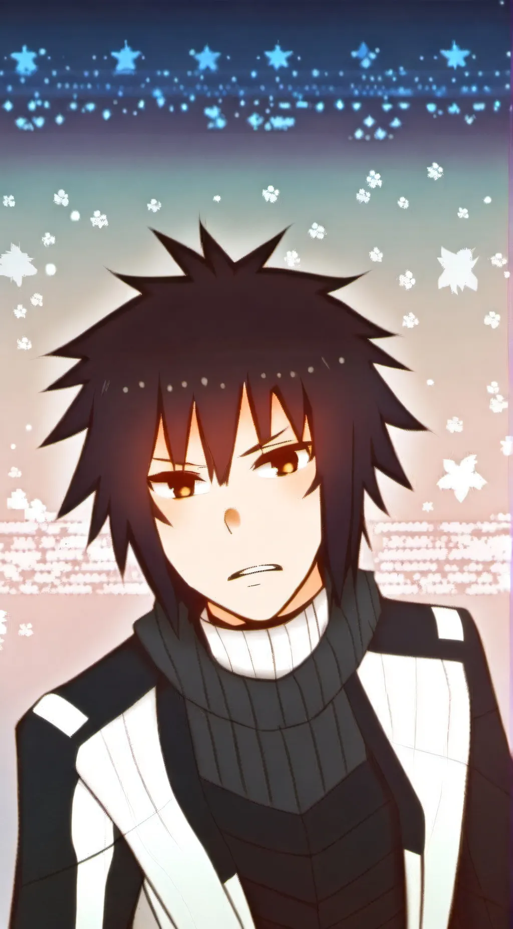 ai character: menma Uchiha Uzuma background