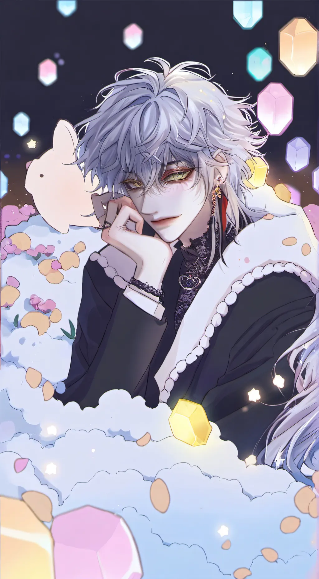 ai character: noha ;) background