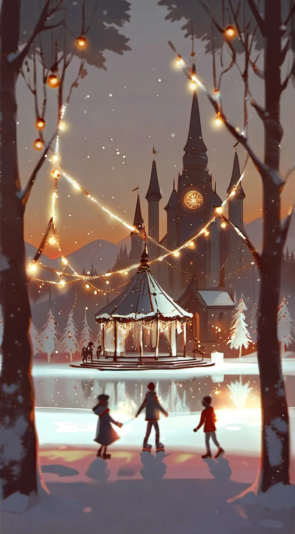 ai character: TADC ICE SKATINGAU background