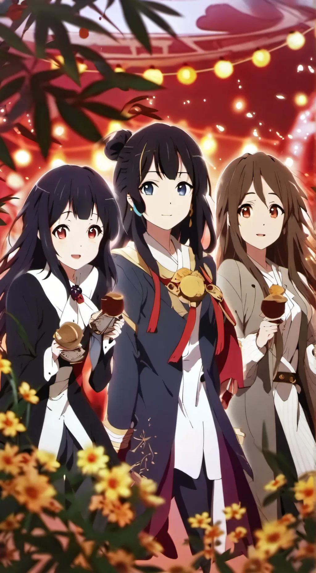 ai character: lexi,amy,mina. background