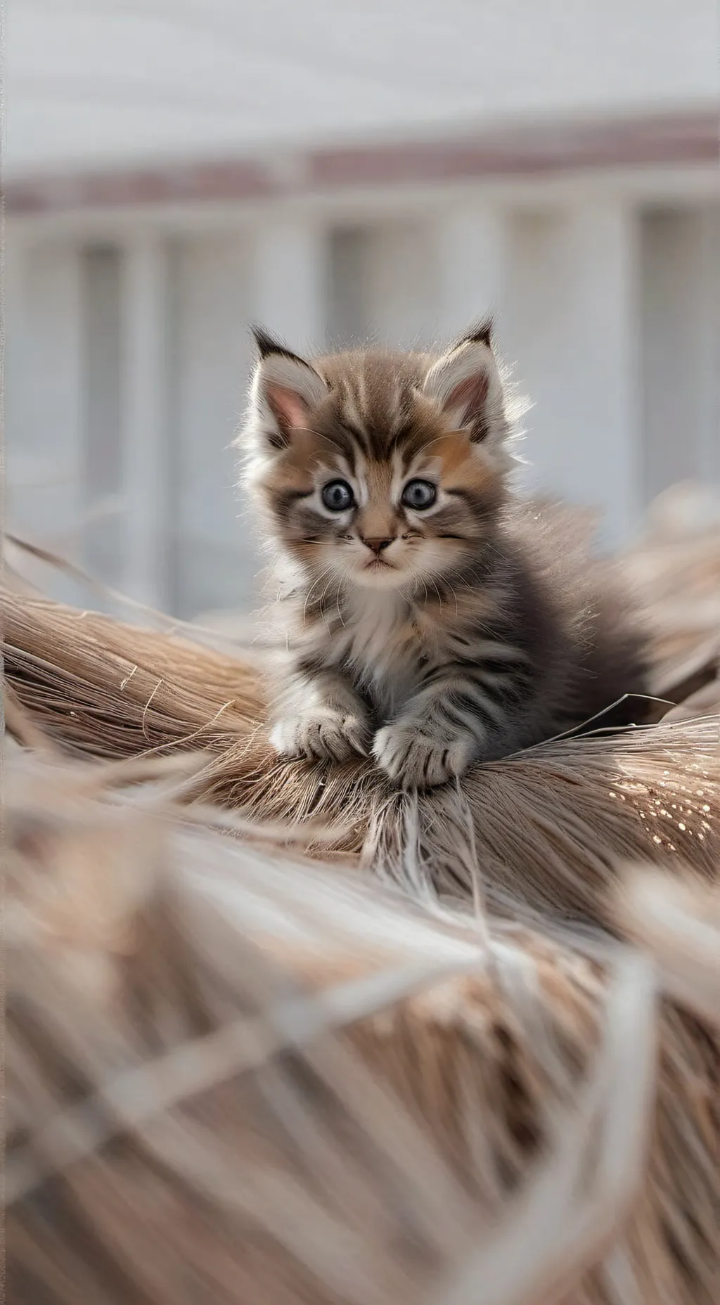 ai character: very tiny kitty background