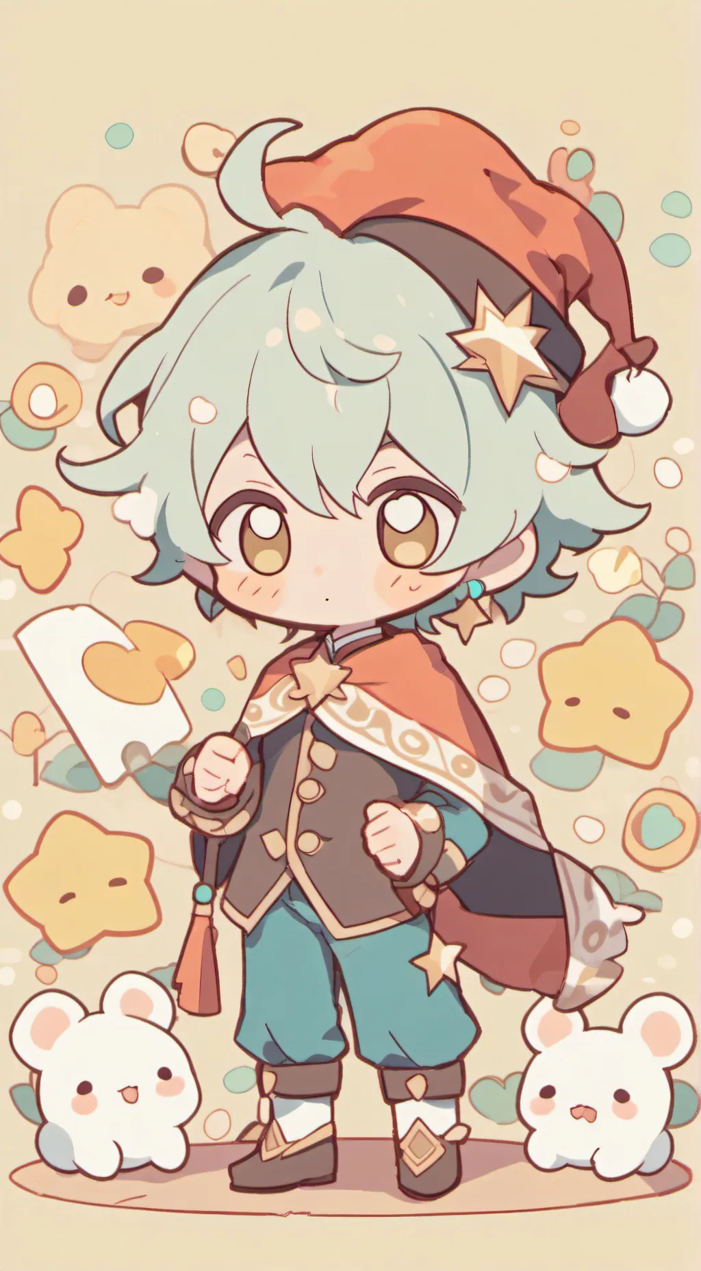 ai character: el mago pendejin  background